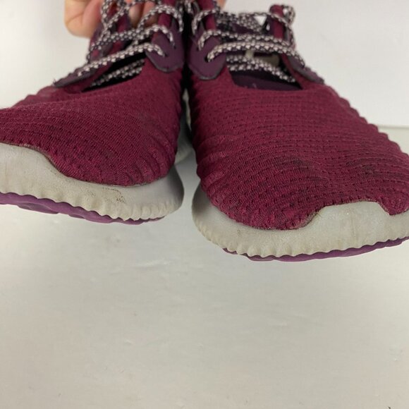 Adidas Alphabounce Running Shoes Sneakers Womens 7 Burgundy ART BW0267 - Picture 12 of 16